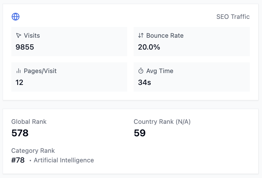 SEO traffic analysis illustration light